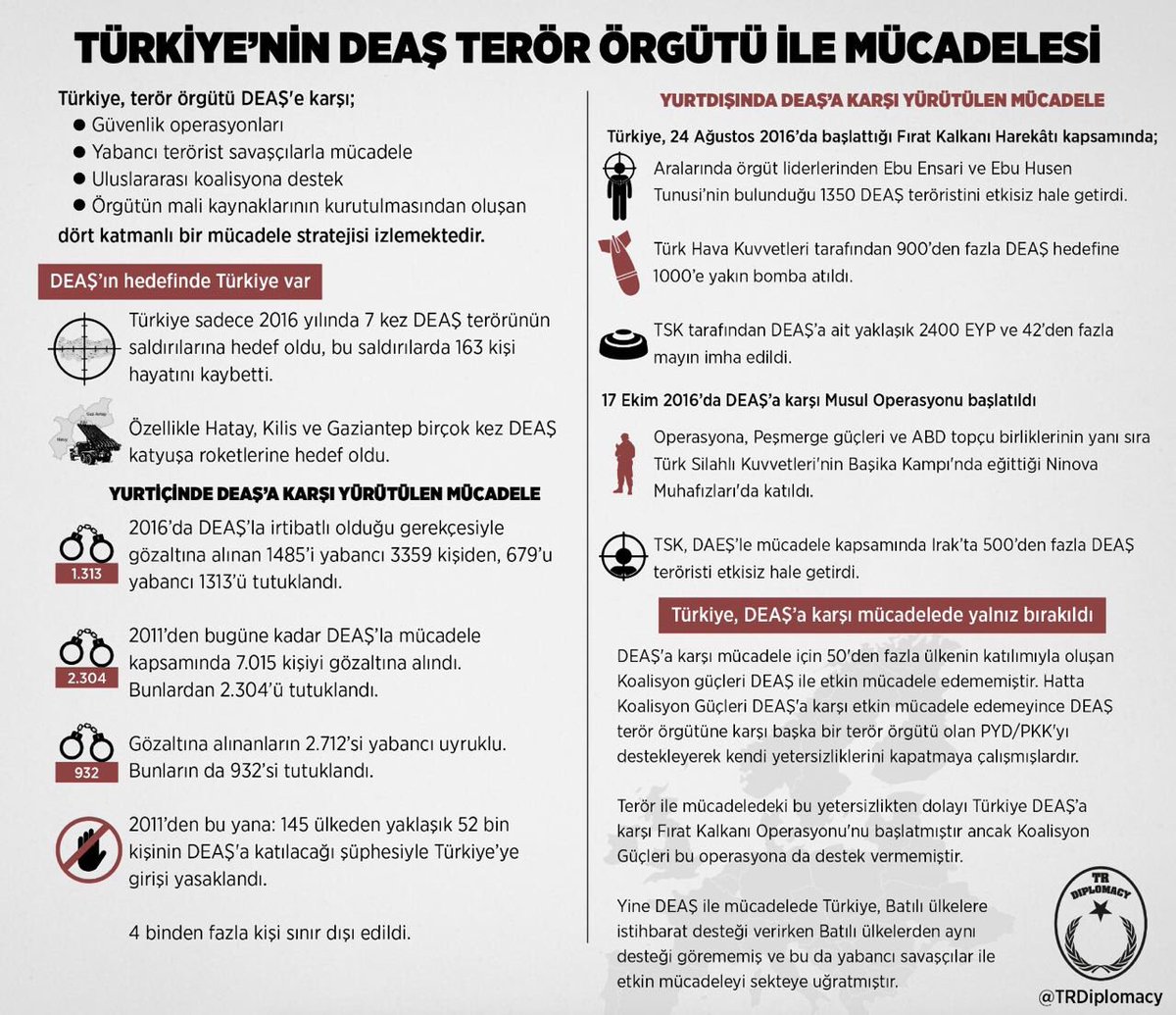 Türkiye'nin DEAŞ Terör Örgütü ile Mücadelesi