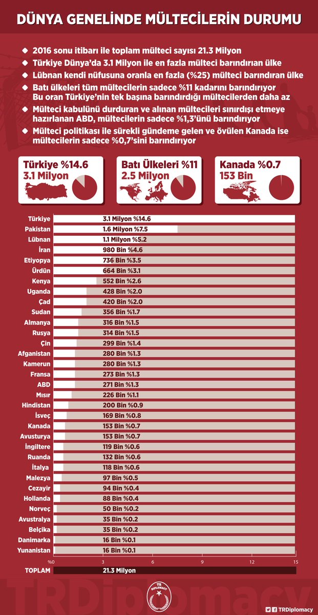 Dünya Genelinde Mültecilerin Durumu