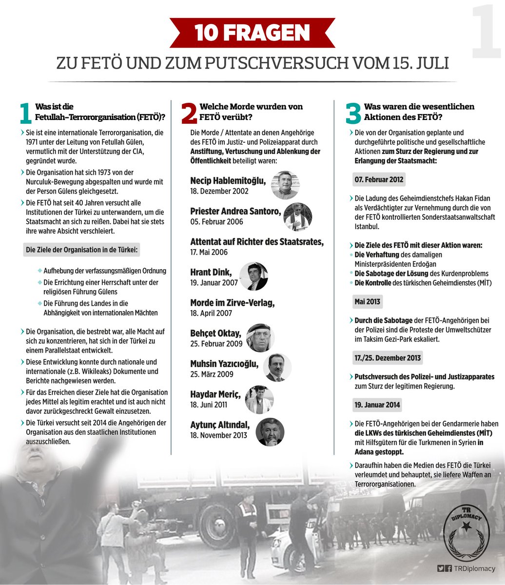 10 Fragen zu FETÖ und zum Putschversuch vom 15. Juli
