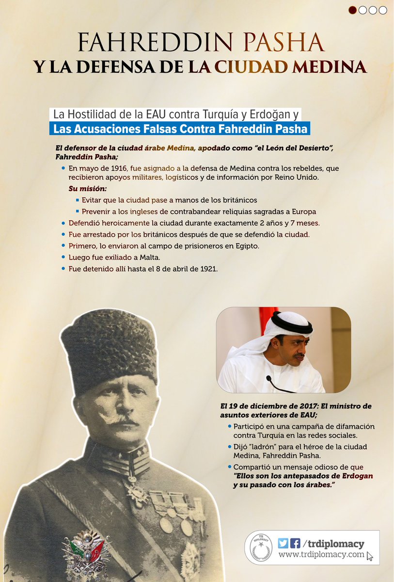 Fahreddin Pasha y la defensa de la ciudad Medina