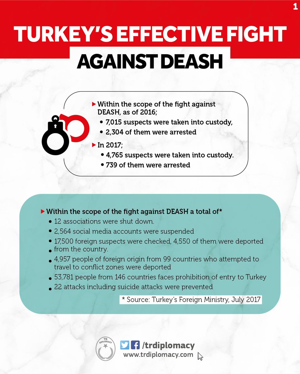 Turkey's effective fight against the terrorist organisation DEASH