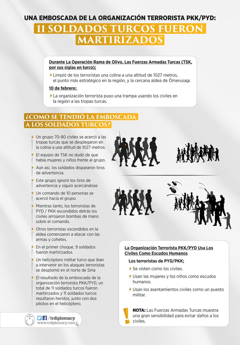 Cómo fueron martirizados 11 soldados turcos tras la emboscada de la organización terrorista PKK/PYD?